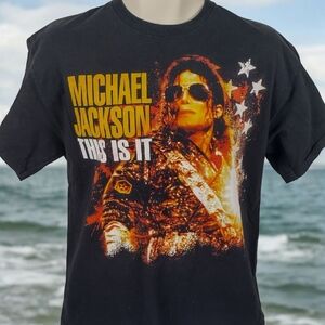 Michael Jackson This Is It Shirt Size Large 2009 Concert Delta Tag Music Fashion